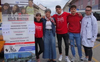 Dijaki Ekonomske in trgovske šole Brežice aktivni v evropskem tednu mobilnosti