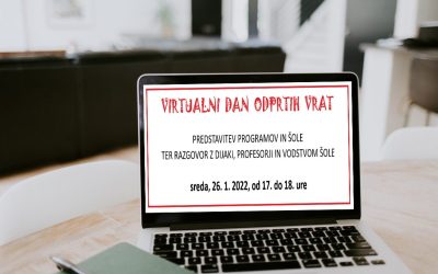 VIRTUALNI DAN ODPRTIH VRAT 2022